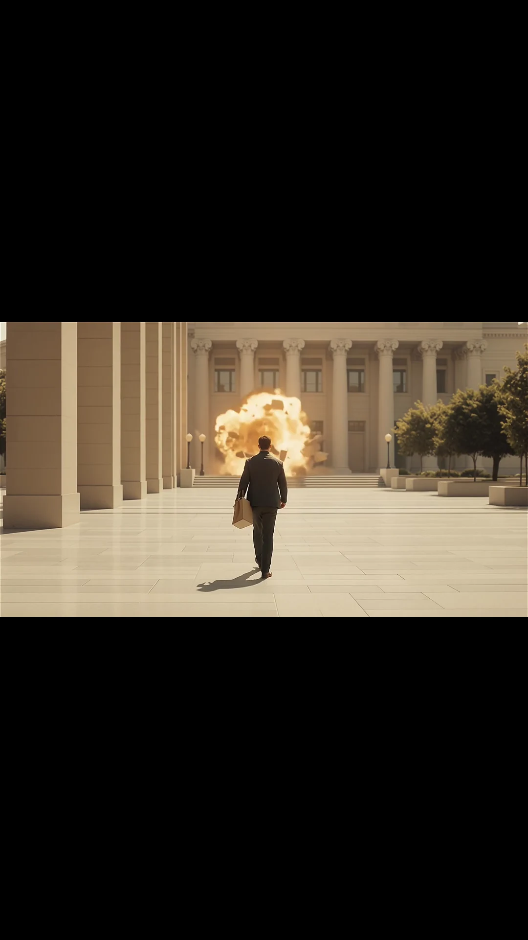 Building Explosion AI video effect result