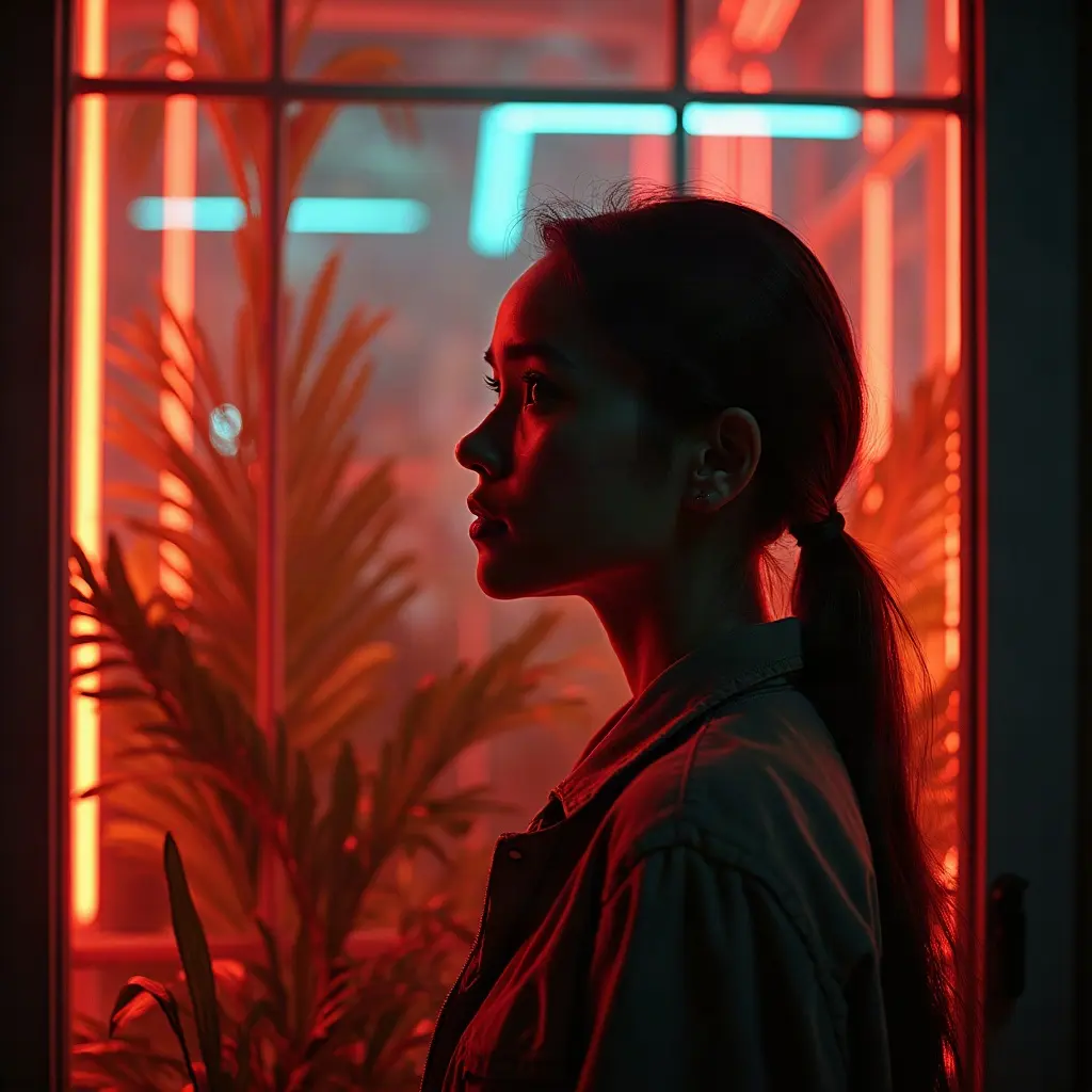 Neon noir style example